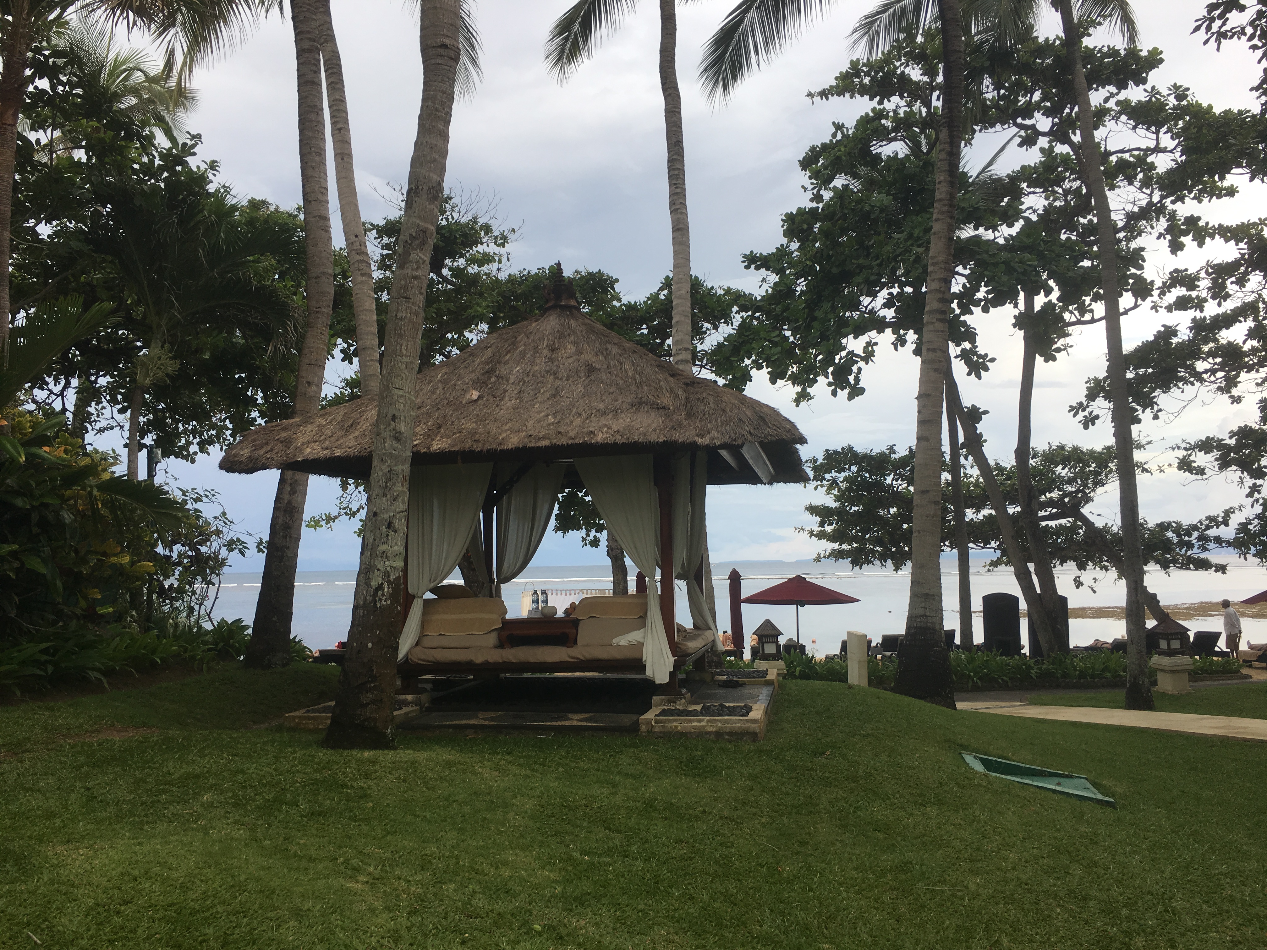 Beach Cabana at The Laguna Luxury Collection Resort in Nusa Dua Bali Indonesia