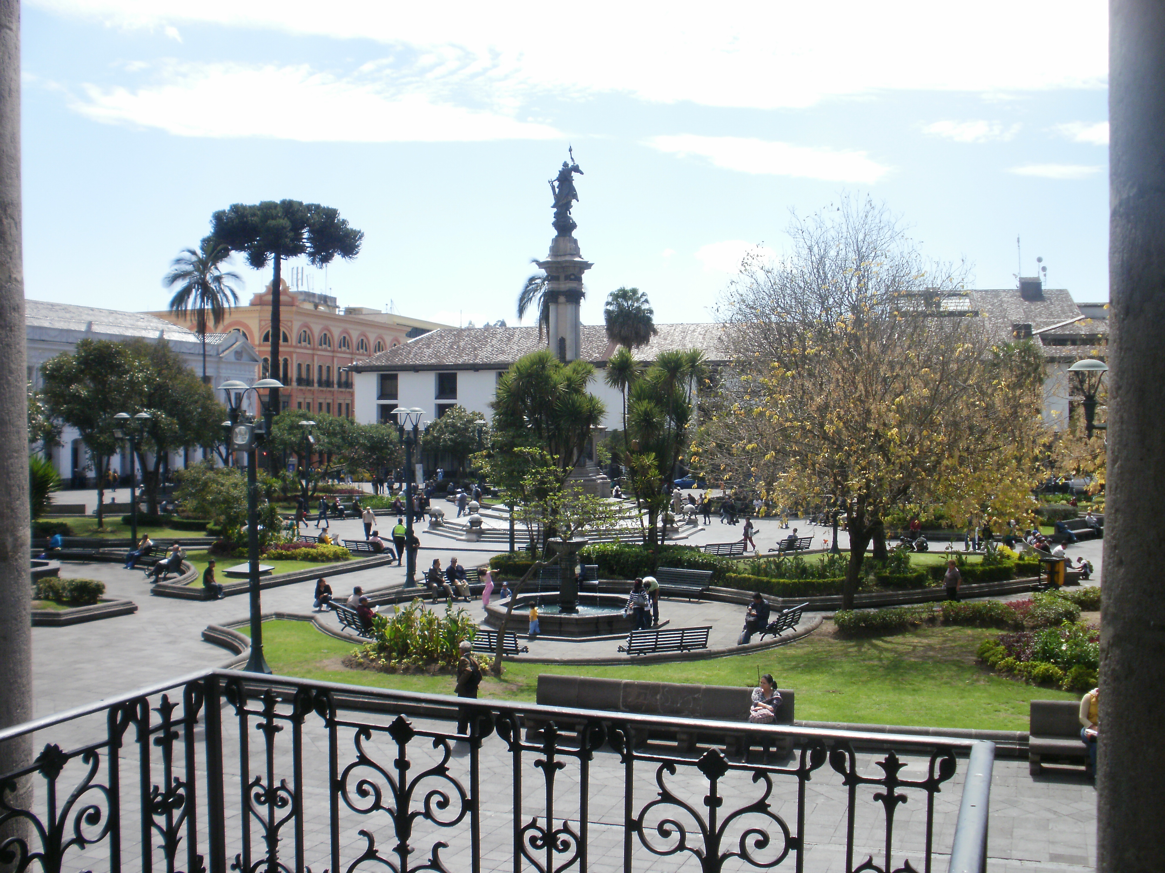Plaza de la Independencia in Quito Ecuador