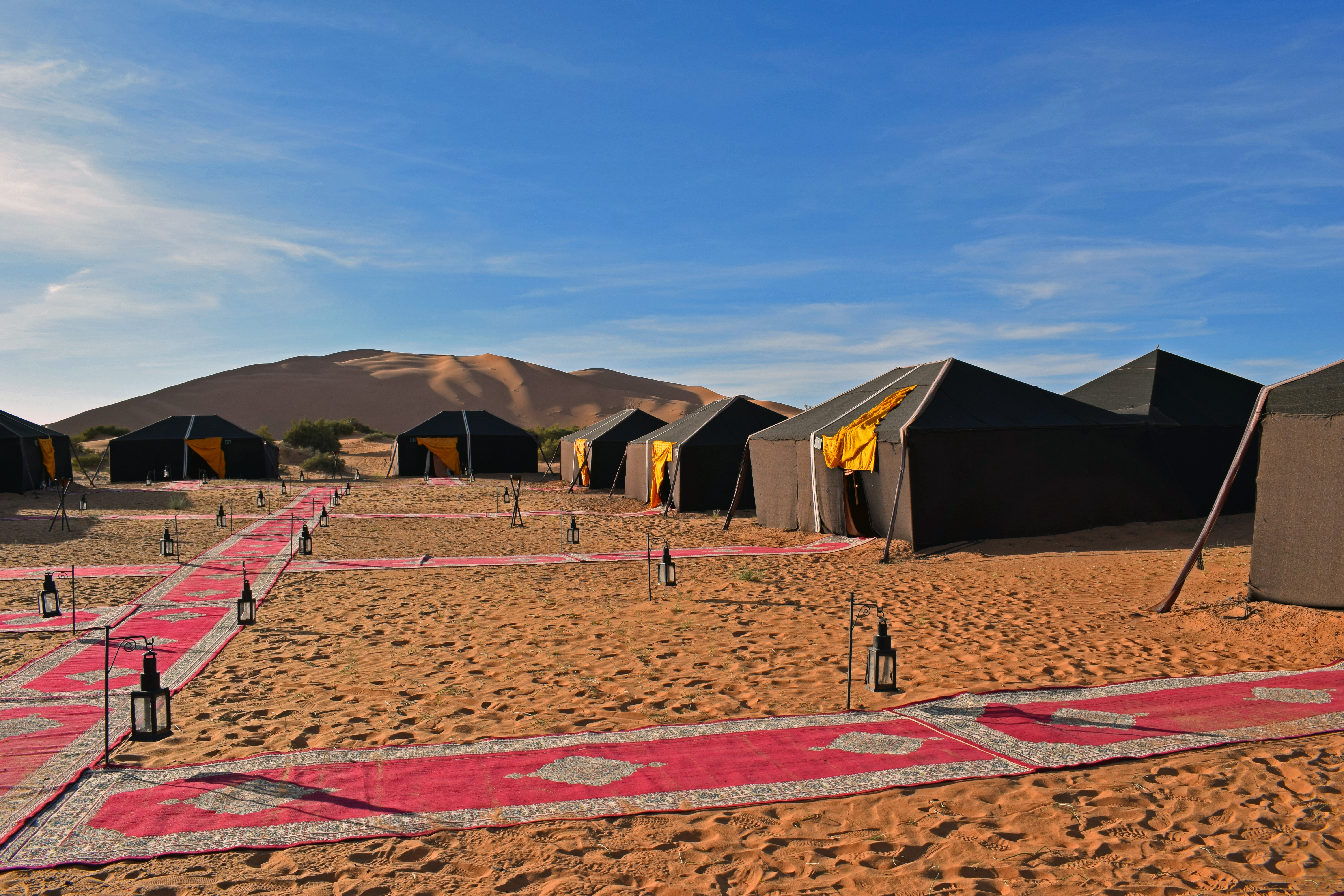 Luxury Camp Accommodations in Sahara Desert Morocco