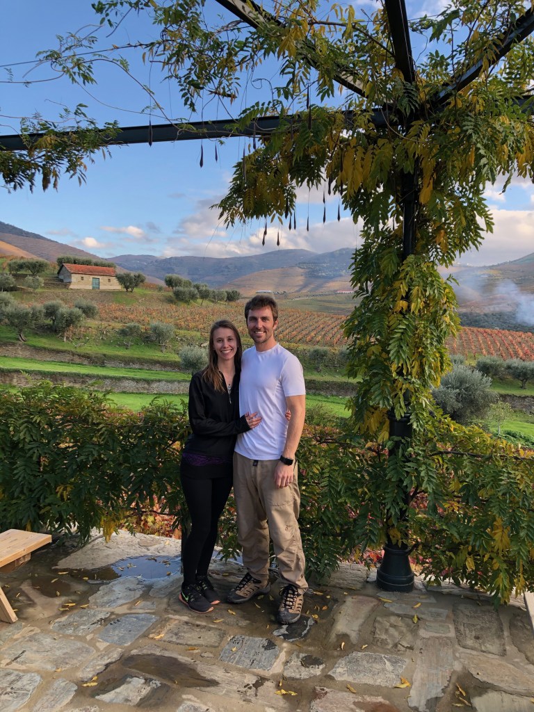 Couple Wine Tasting at Croft Vineyard in Douro Valley Portugal