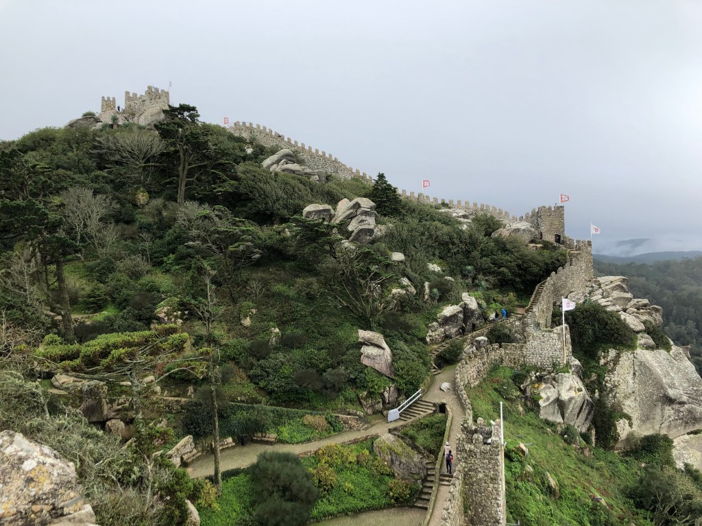 Moorish Castle Hilltop Overlooking Sintra Portugal