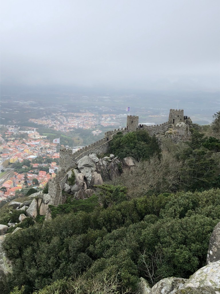 Moorish Castle with View of Sintra Portugal