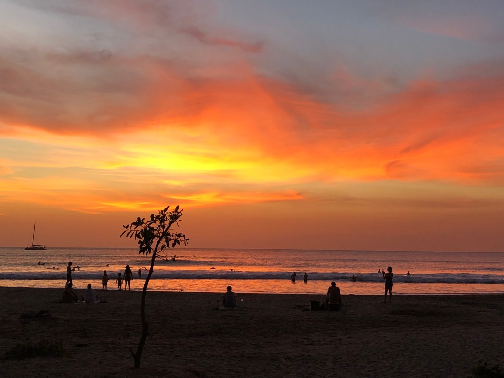Sunset  at Tamarindo Beach Costa Rica 